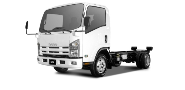 CAMION NPR 3.4-5.25 TONELADAS CON CHASIS 16 PIES TURBO DIESEL, 4 CILINDROS
